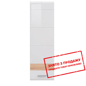 Пенал навісний Хеппі Білий глянець SFW1D/13/4 LP Б...